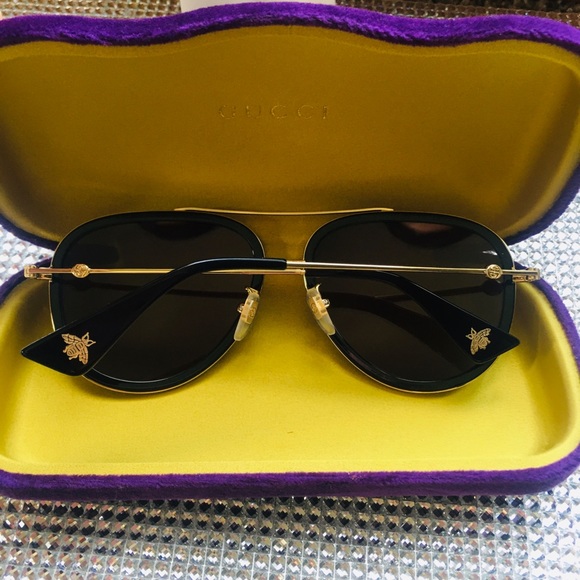 🛑SOLD🛑Gucci Polarized Sunglasses GG0062S 57. NEW - Picture 6 of 6